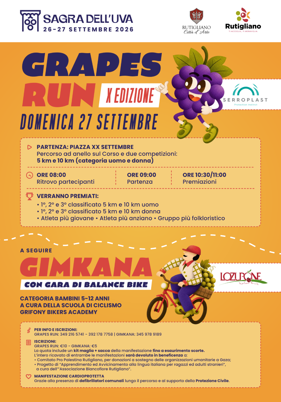 DIGITAL POSTER 70x100_Sagra dellUva 14 09 2026_GRAPESRUN 2